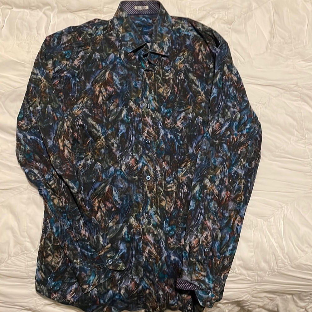 Mens long sleeve button down shirt